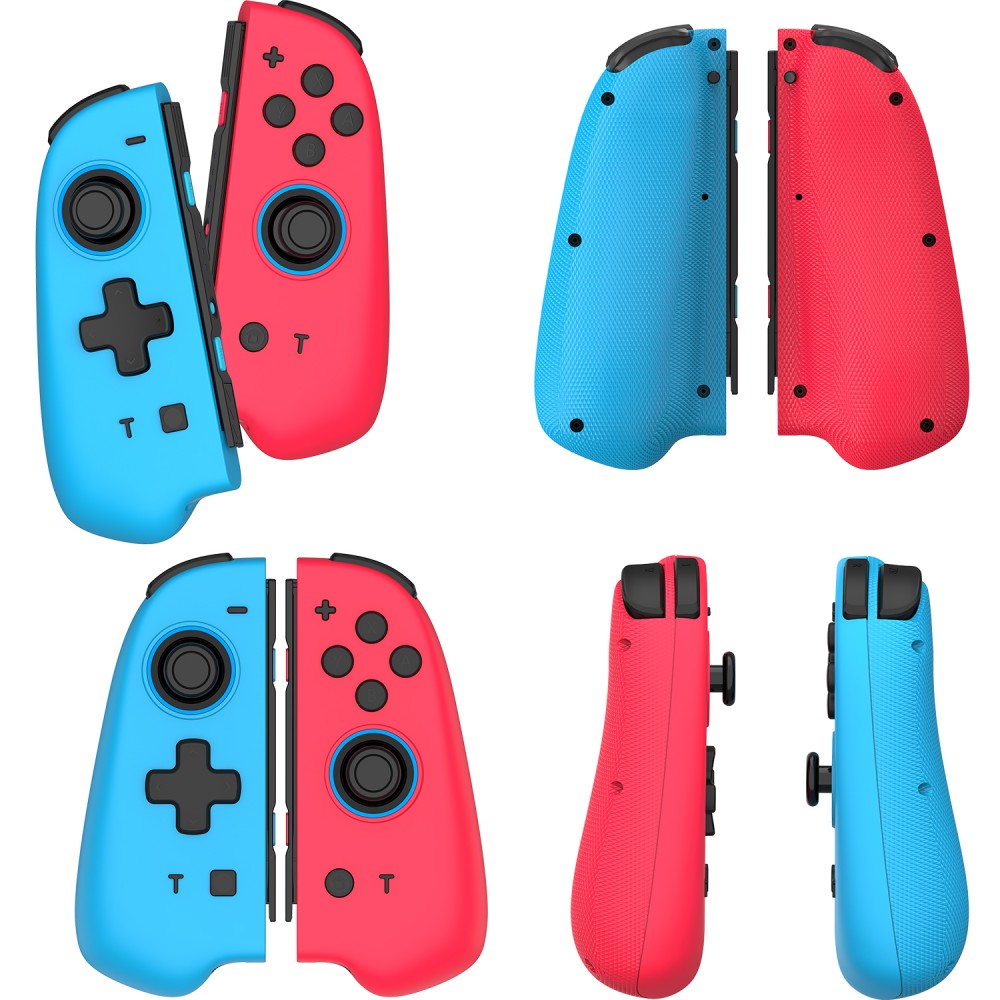 NINTENDO SWITCH FENNER TECH CONTROLLER JOYCON WIRELESS BLU/RED